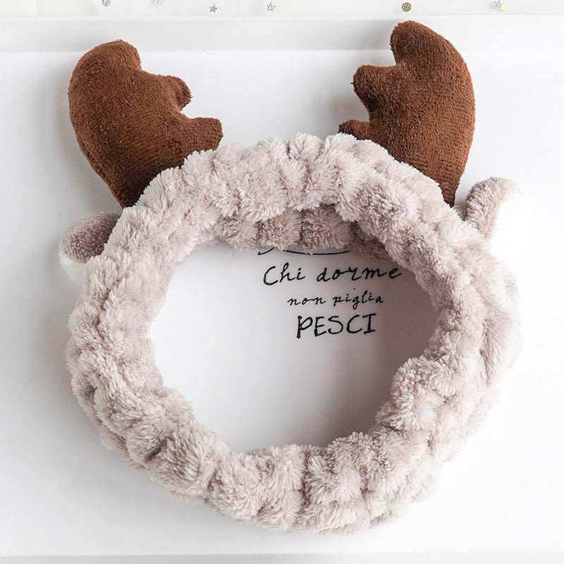 Cute Panda Ear Soft Carol Fleece Women Headband Cute Panda Ear Soft Carol Fleece Women Headband